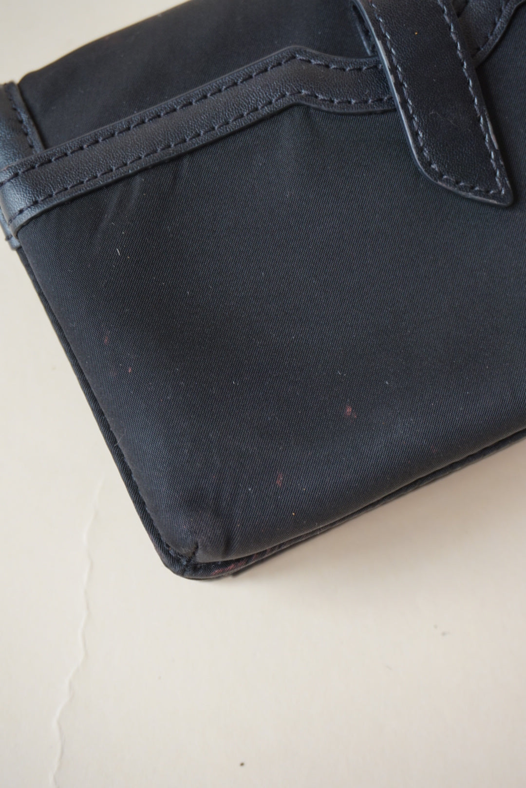 Michael Kors Jet Set Small Nylon Gabardine Smart Phone Crossbody Black Bag