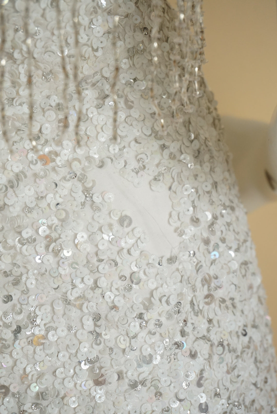 Retrofete Revolve White Mini Sequin Strapless Cassandra Dress - Size XS