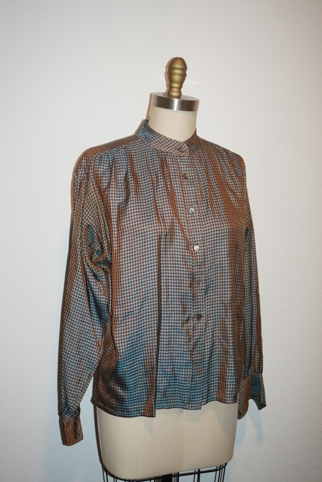 Vintage "Saint Laurent" Rive Gauche 80's-90's Silk Blouse - Size 40