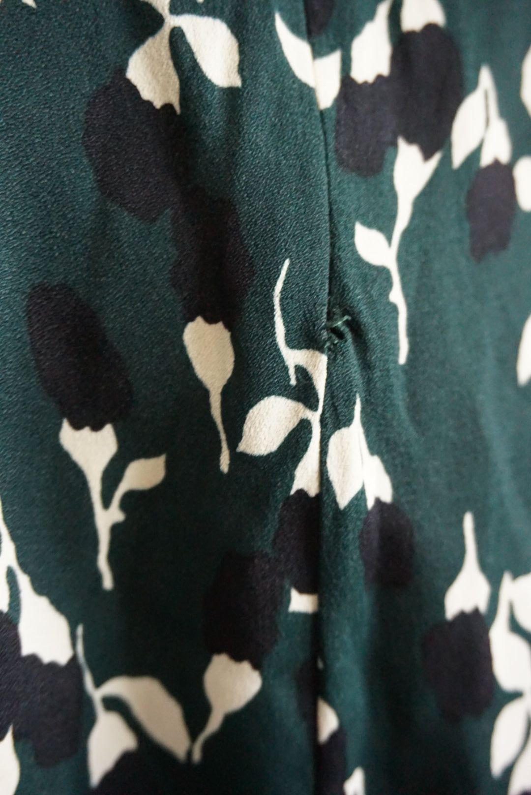 Marni Mock Neck Green Abstract Floral Maxi Dress - Size 42
