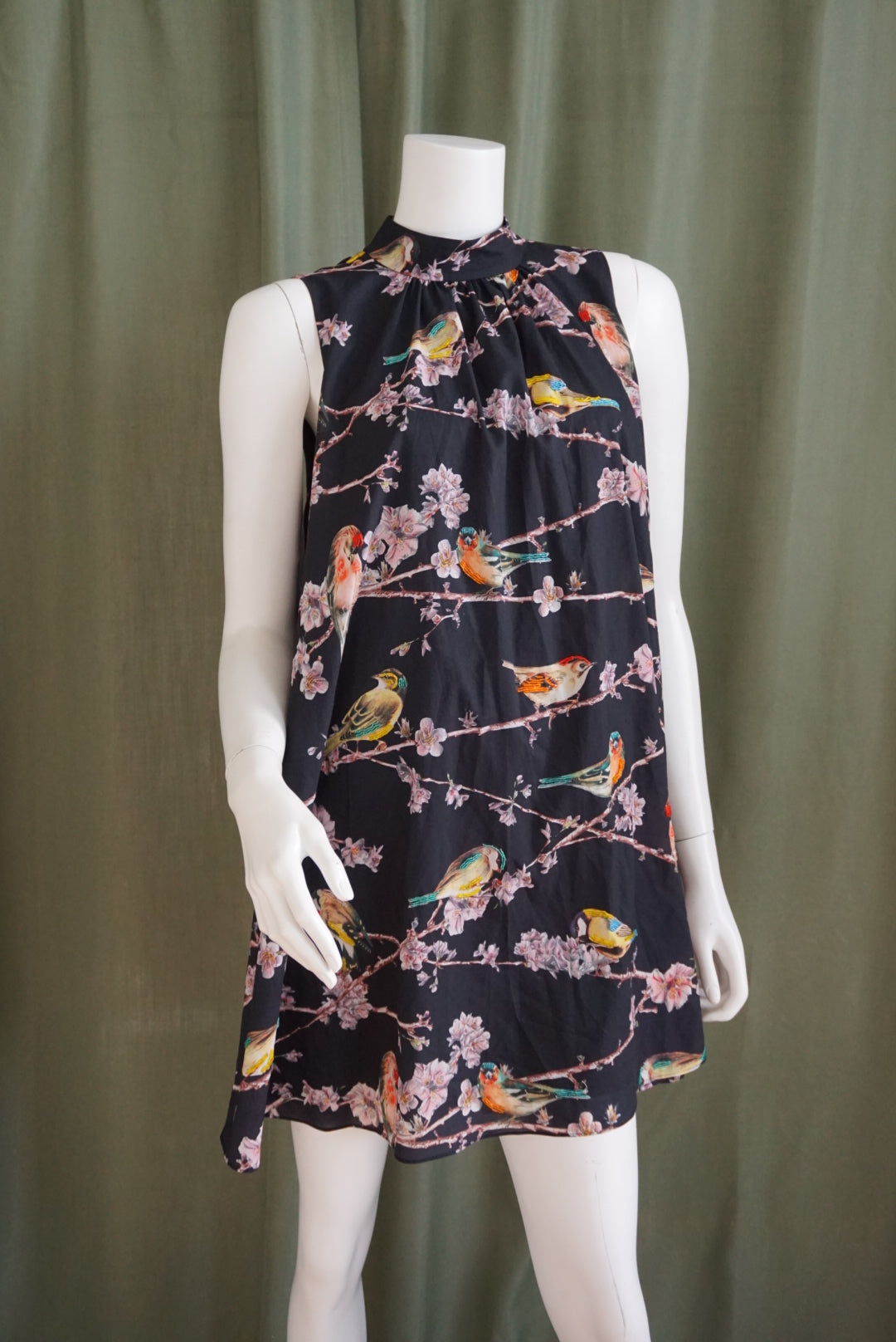 Ted Baker London Embellished Bird Sleeveless Swing Dress - Size 2