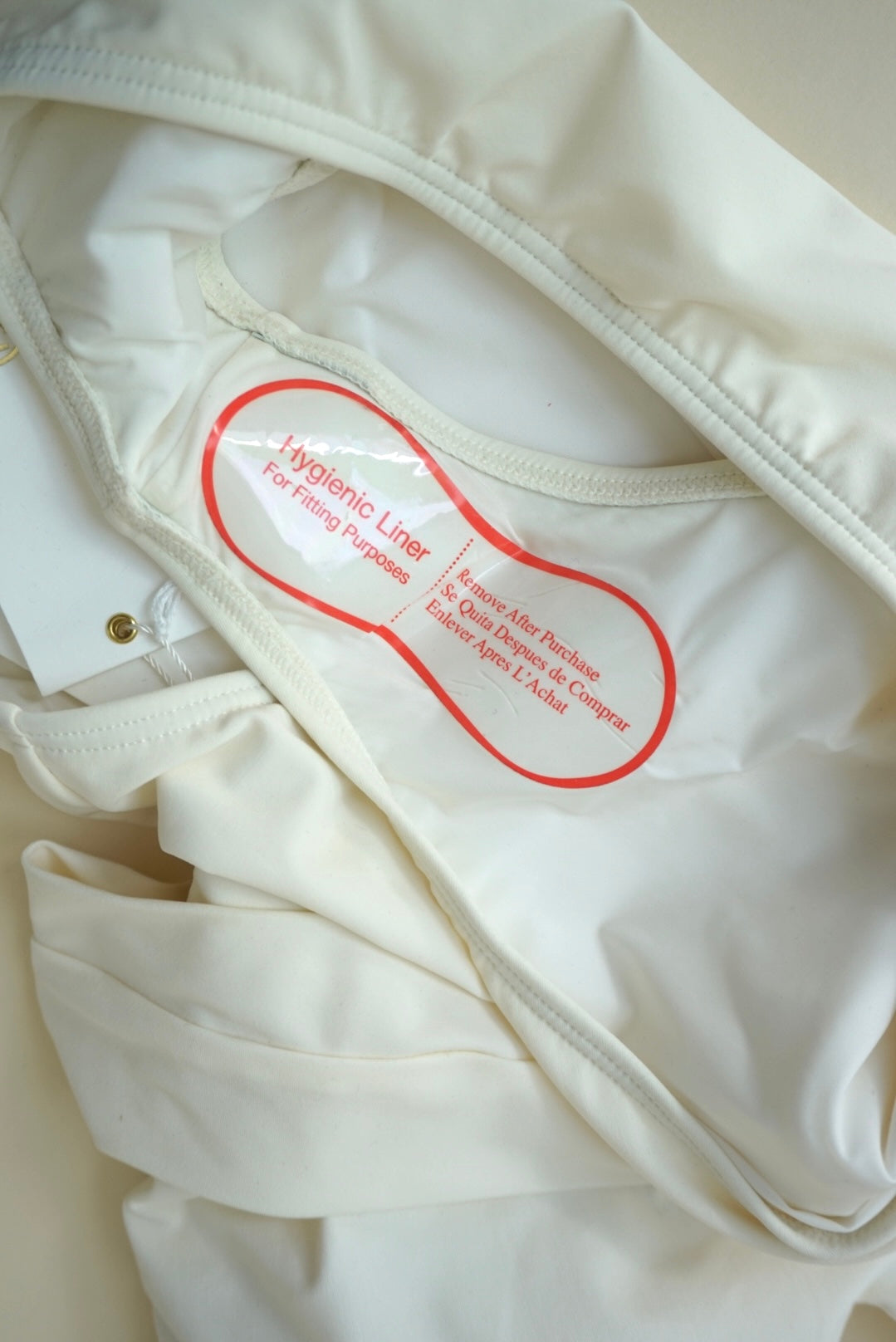 “Tory Burch” One Piece “Miller” Plunge White Logo Belted Swimsuit NWT - Size Large