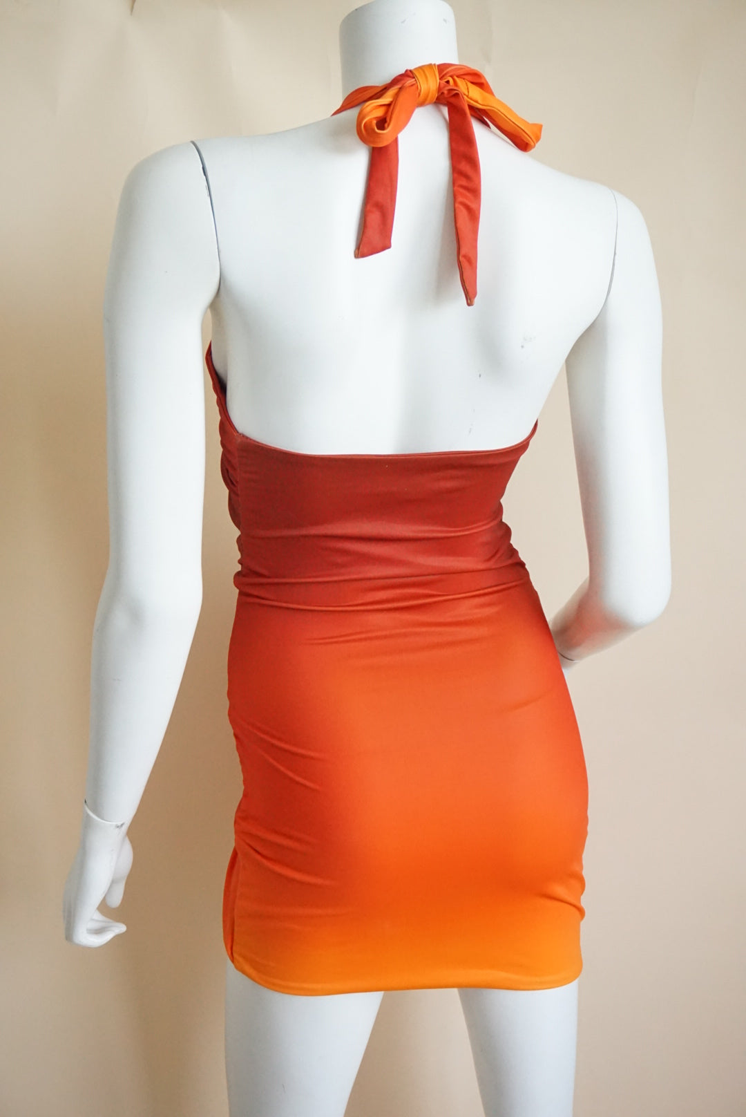 I.AM.GIA Orange Sunset Ombre "Cosma" Dress - Size XXS
