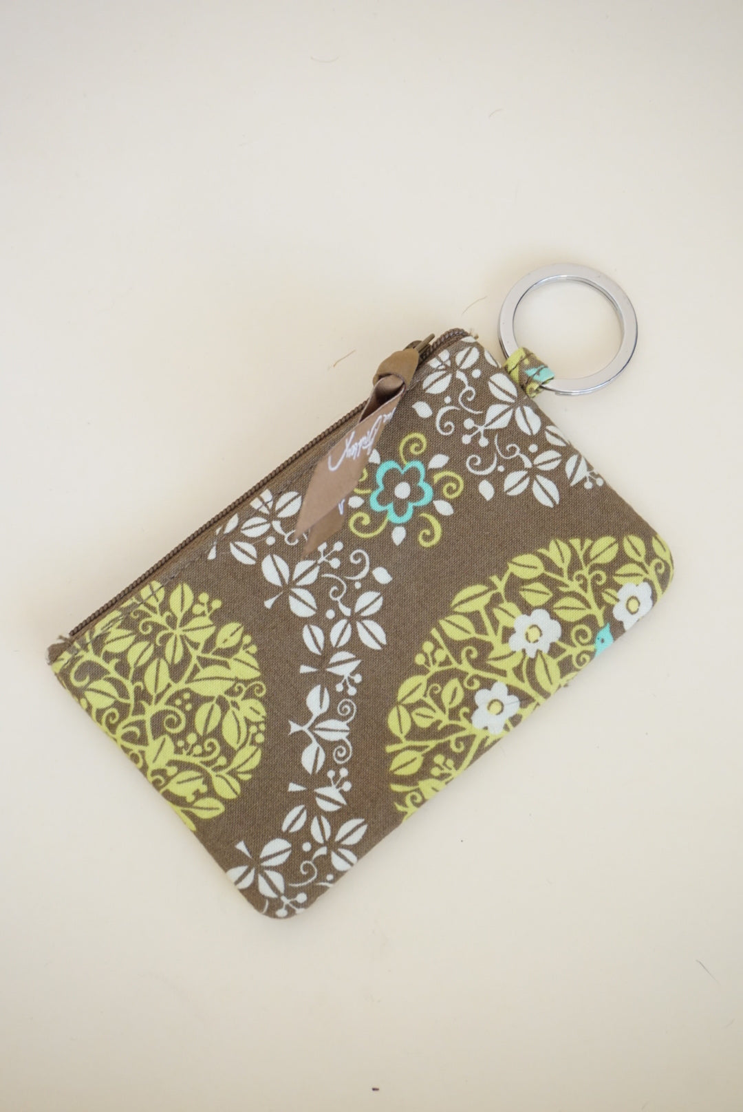 Vera Bradley Sitting in a Tree ID wallet Key Ring Coin Purse Wallet