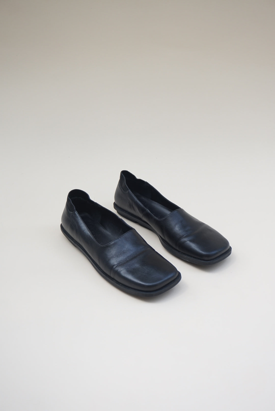 "J. Jill" Vintage 90's Leather Square Toe Loafers - Size 8