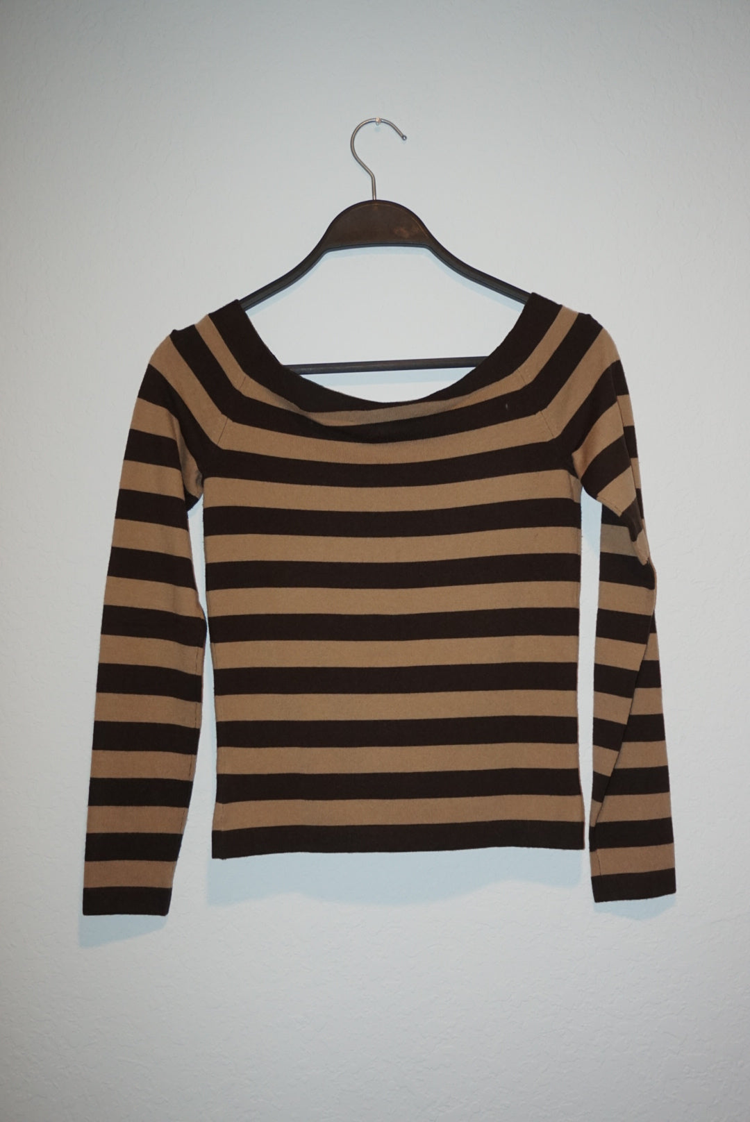 “Michael Kors” Striped Knit Bow Y2K Top - Size XS