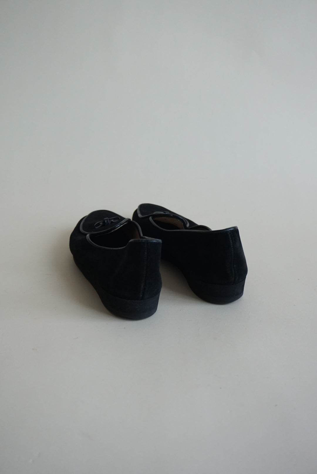 "Belgian Shoes" Suede Black Loafers - Size 7.5