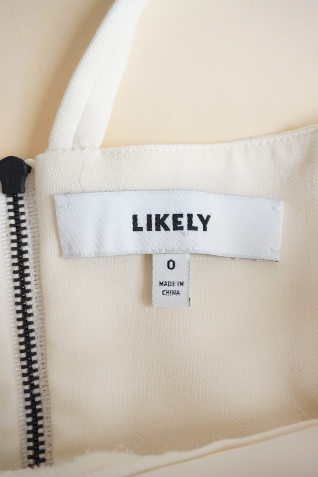 Likely White Skater Cutout Mini Dress - Size 0