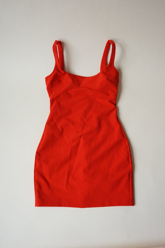 Zara Red Tank Tailored Mini Dress - Size XS