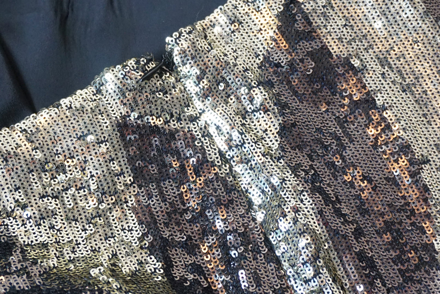 "Haute Hippie" Sequin Animal Print Mini Skirt - Size Small