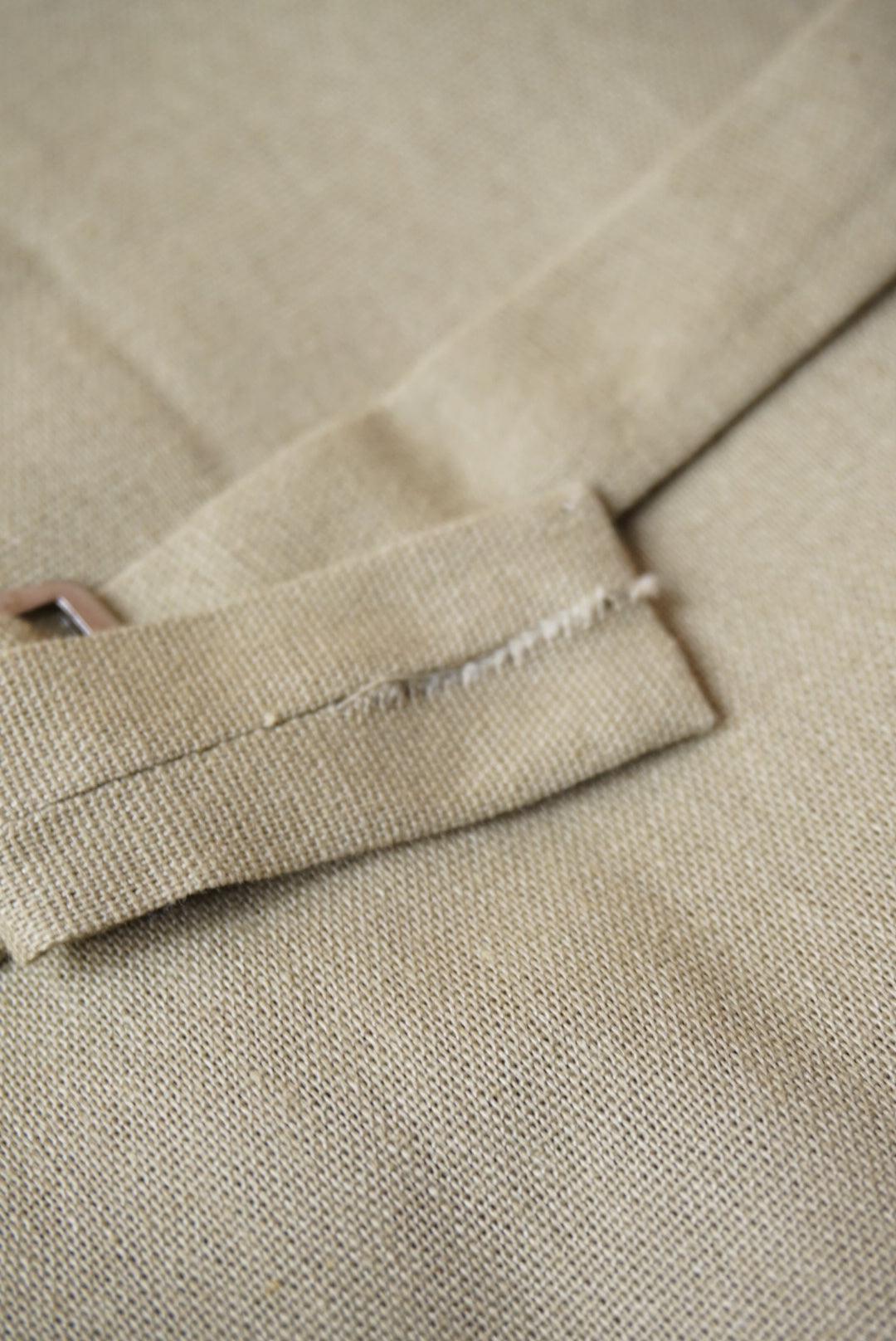 Mimosa Linen Button Up Olive Vest - Size Large