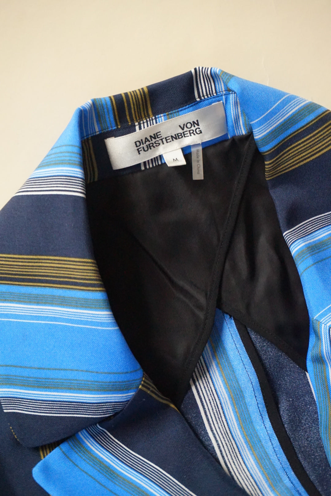 Diane Von Furstenberg Belted Silk Long Line Trench - Size Medium