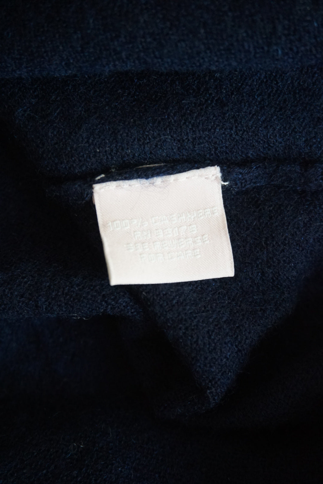 The Cashmere Project Navy Blue Shoulder Cut Out Sweater - Size Small