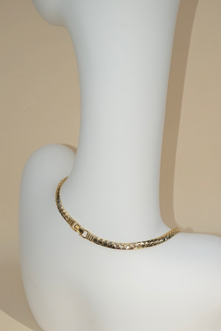 Art Deco Faux Rhinestone Necklace