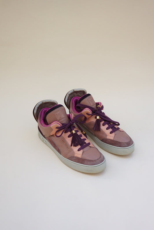 Kanye West × “Louis Vuitton” 2009 “Don Kanye” Patchwork Sneakers W/ Box - Size 11