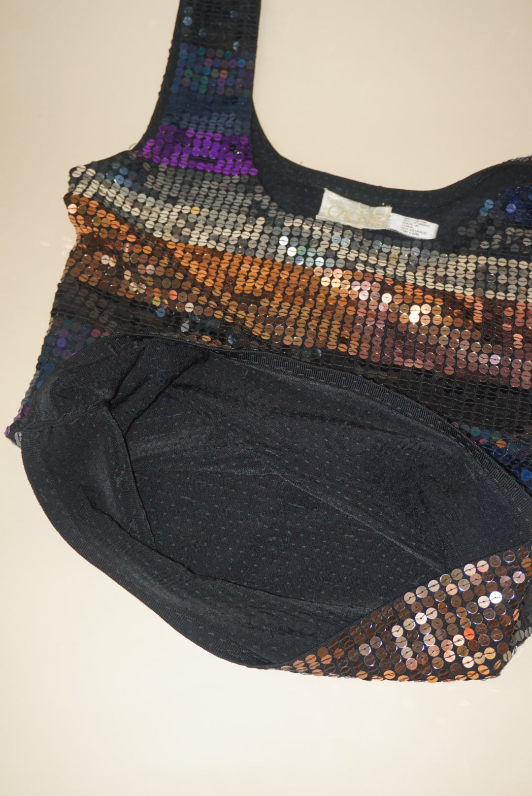 Cache 90's Vintage Sequin Kit Blouse - Size Large