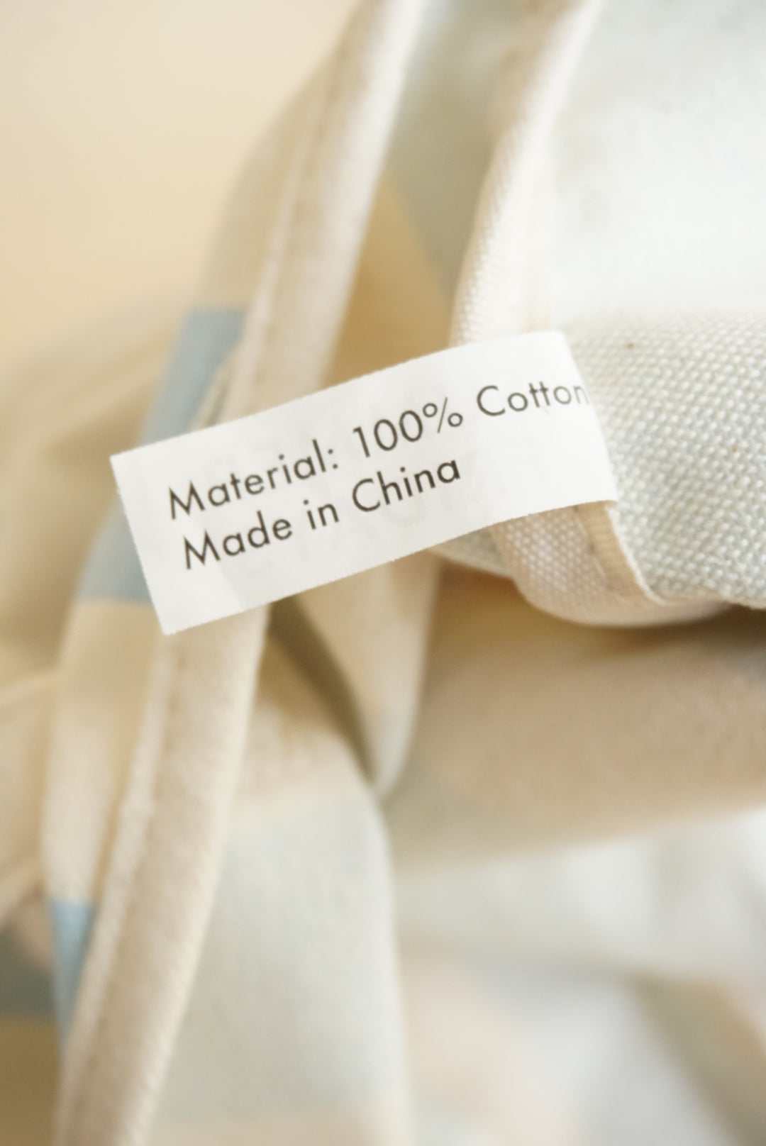 Summer Fridays Limited Edition Canvas Blue Striped Mini Tote