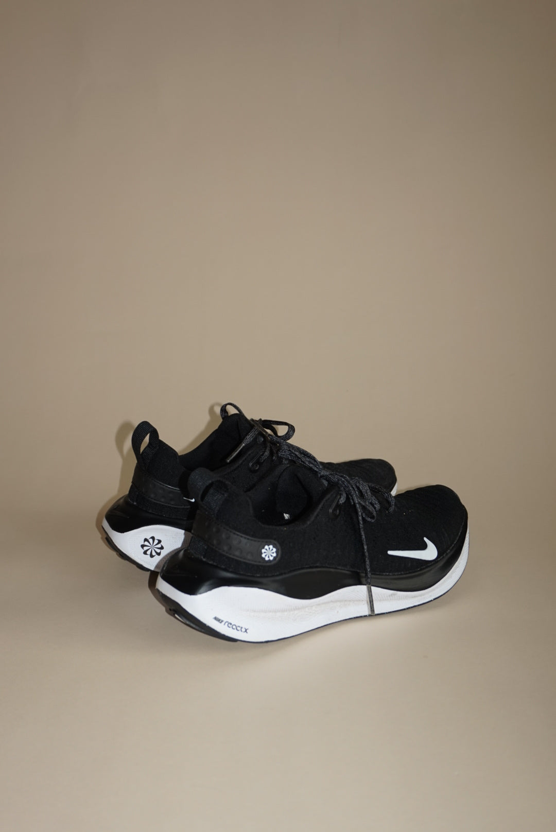 Nike ReactX Infinity Run 4 Black Sneakers - Size 7