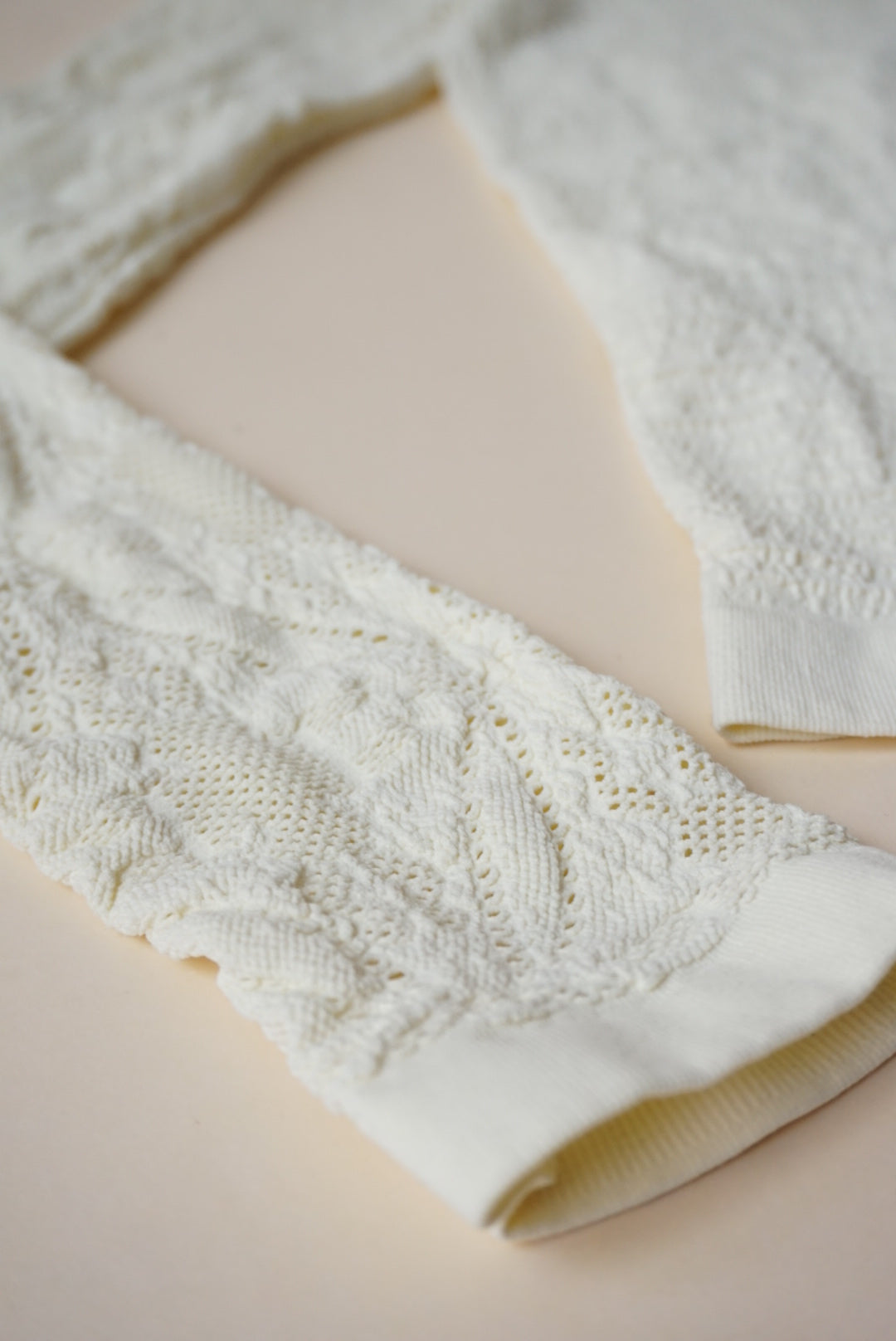 Intimately Free People Mesh Ivory Top- Size M