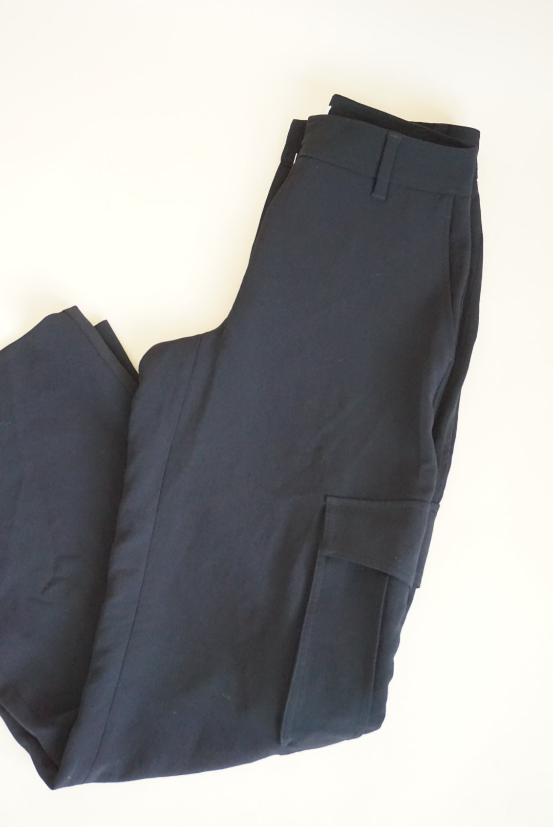 Wilfred Black High Rise Utility Cargo Pants - Size 0