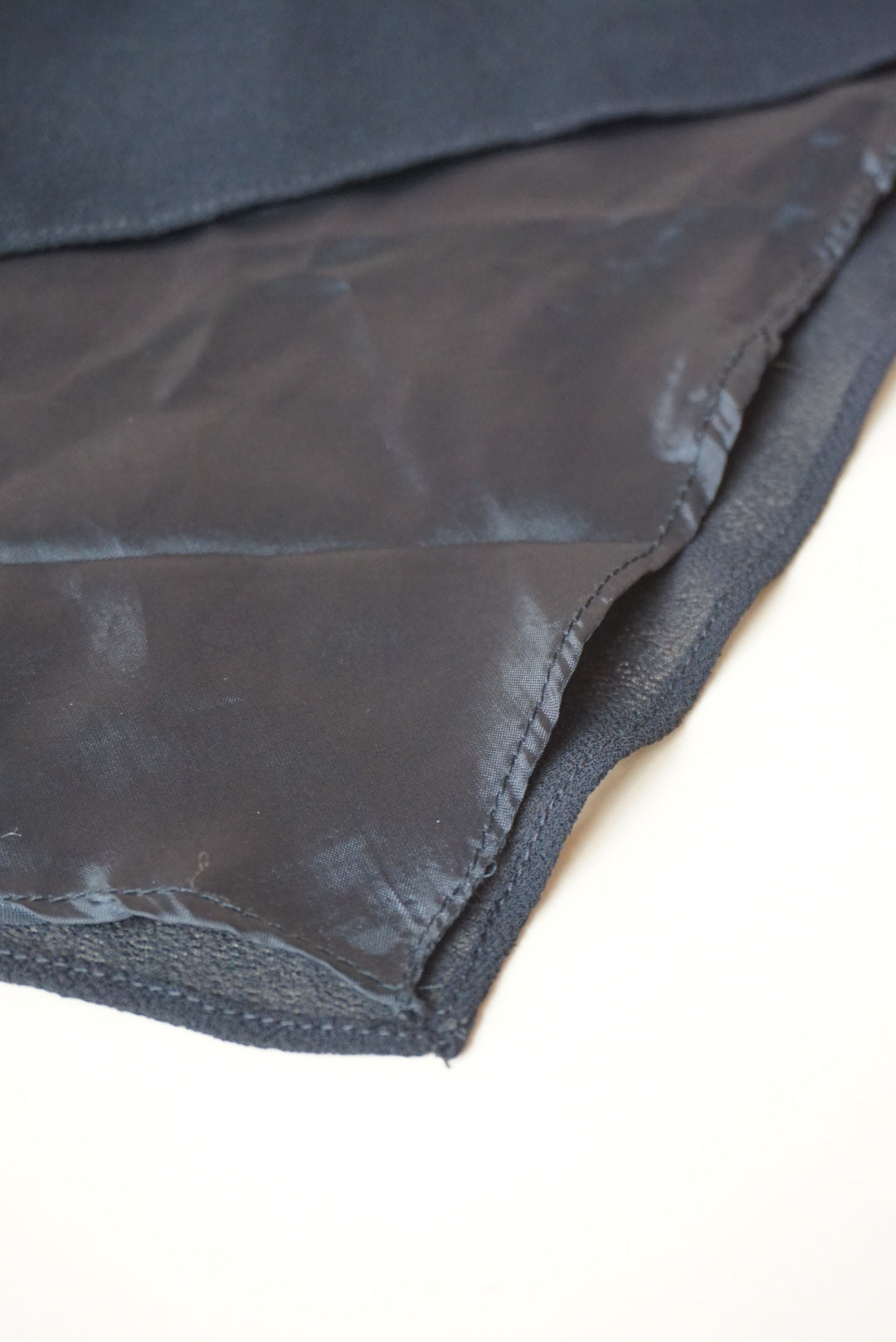 After Dark Y2K Asymmetrical Beaded Black Top - Size Small