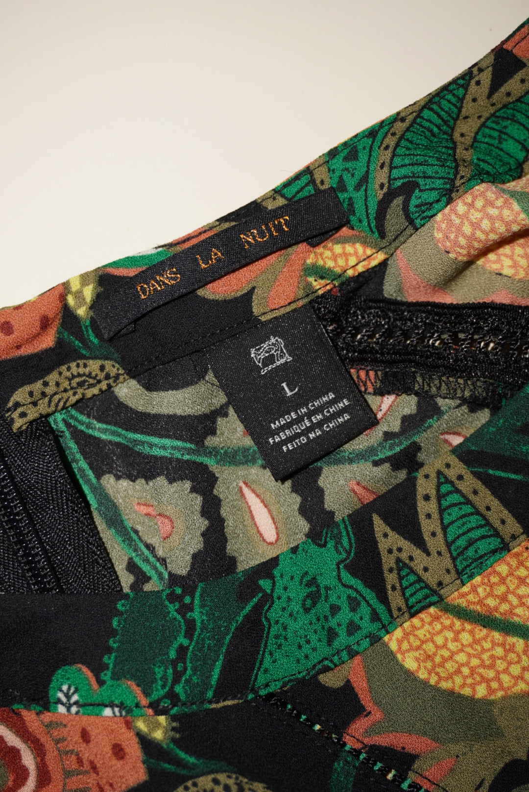 Scotch & Soda Black Multicolour Jungle Print Blouse - Size L