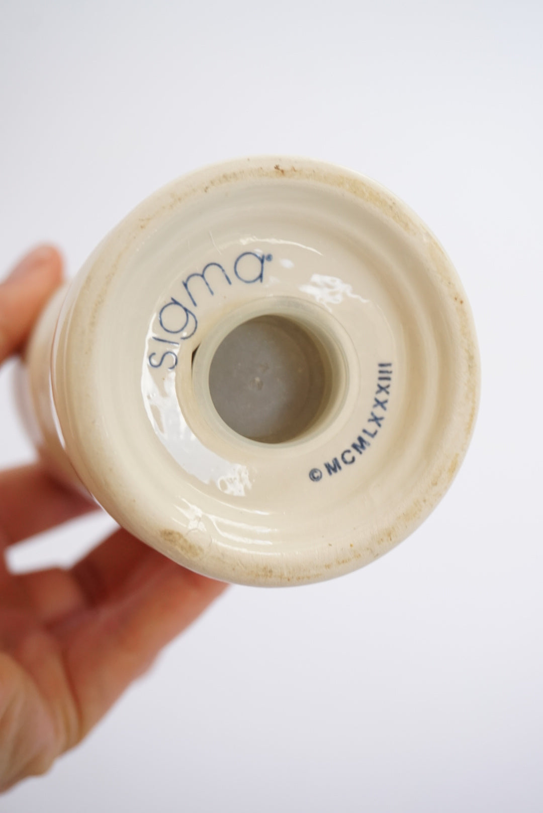 Vtg Howard Kaplan Sigma French Country Store Formage Ceramic Shaker