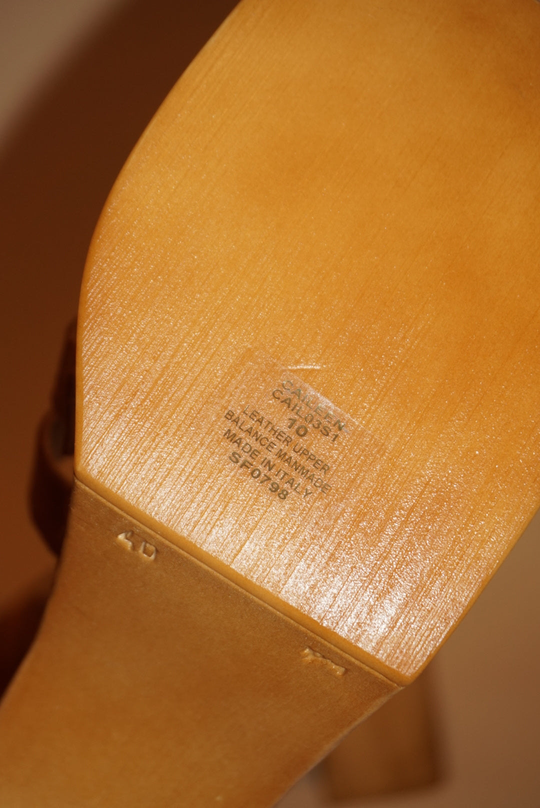 Steve Madden Brown Chunky Leather "Caileen" Block Y2K Heel NWT - Size 10