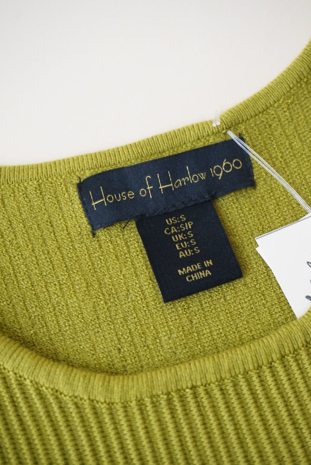 House of Harlow 1960 Bandage Ribbed Knit Green Skirt Set - Size Small