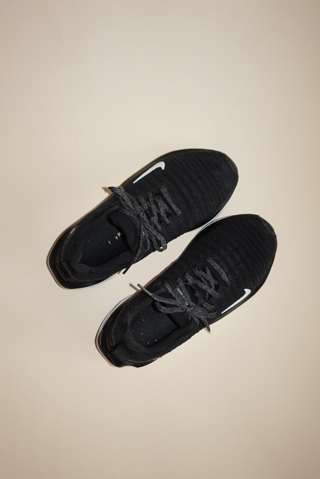 Nike ReactX Infinity Run 4 Black Sneakers - Size 7