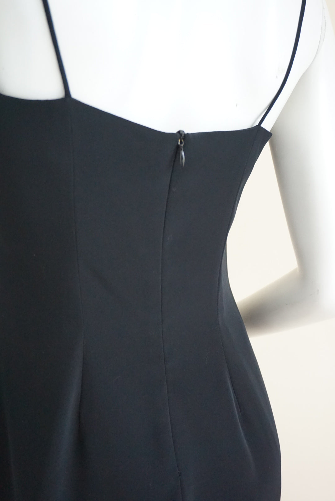 Vintage Jones New York Black CBK Style Tank Mini Dress - Size 4