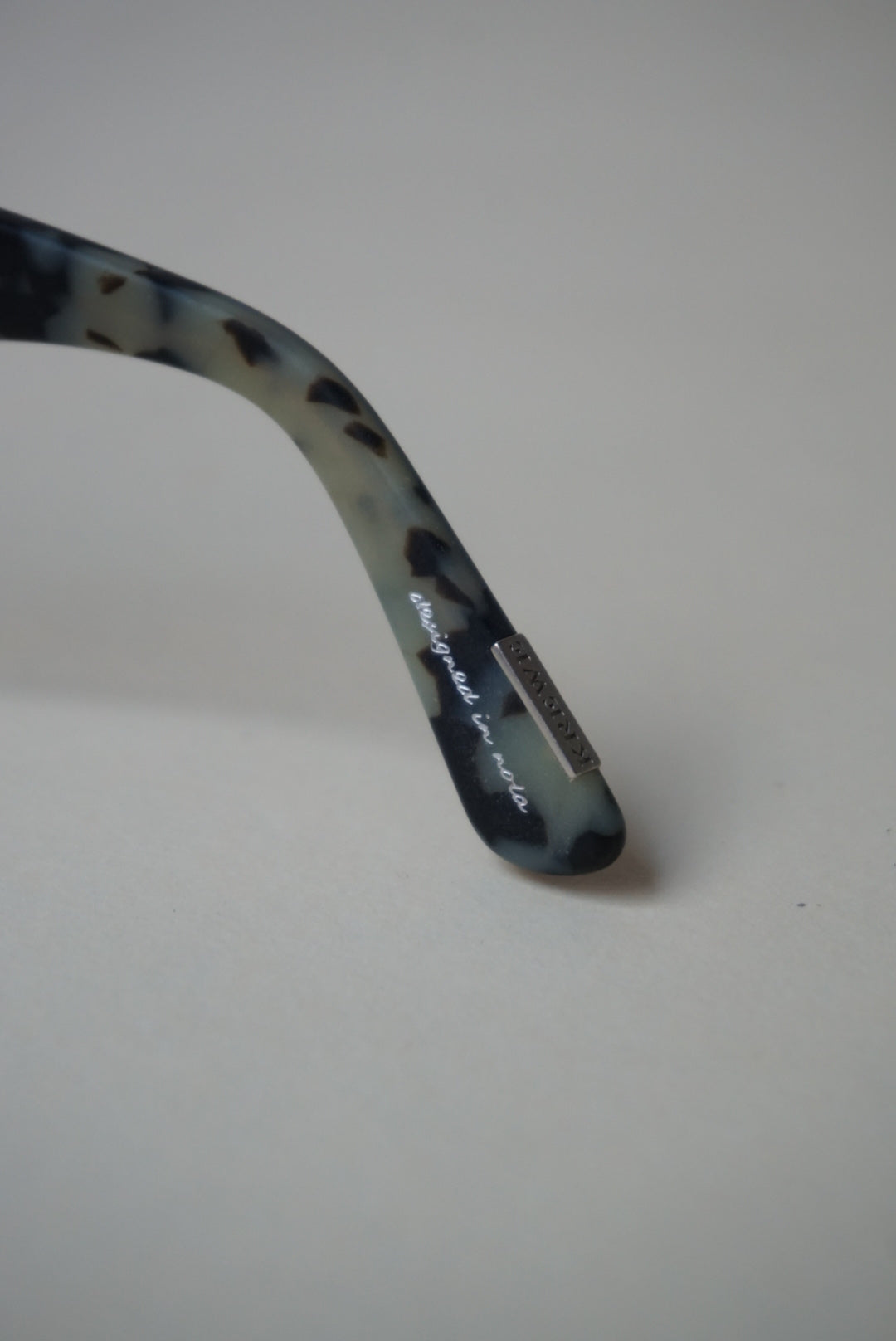 “Krewe” Oversized Black Tortoiseshell Acetate “Julia” Sunglasses