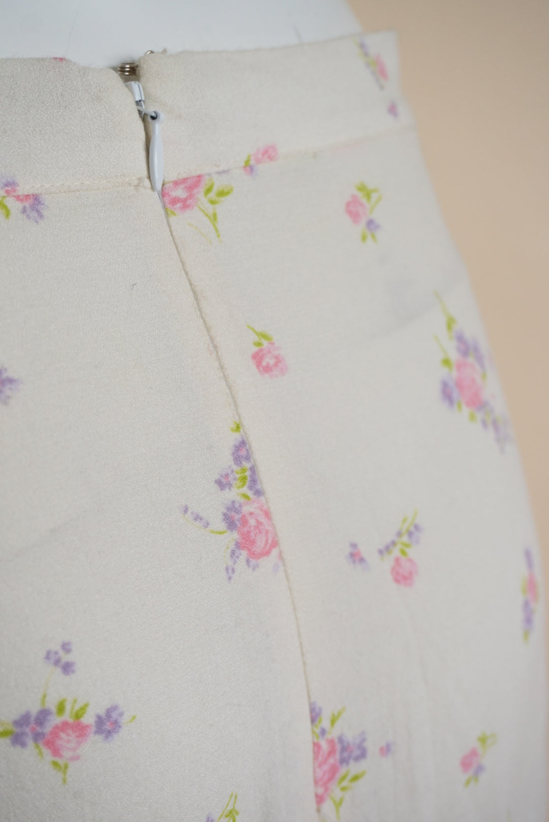Reformation Floral Creme Maxi Skirt - Size 8