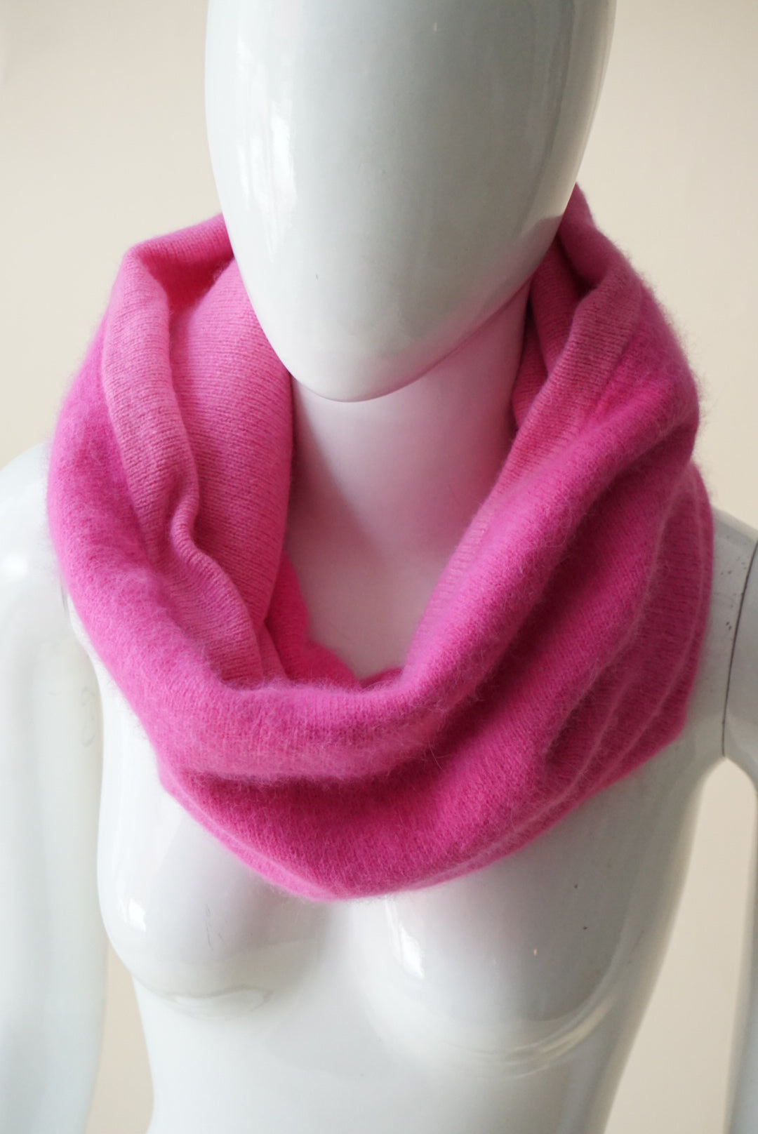 Reiss Angora Pink Infinity Scarf
