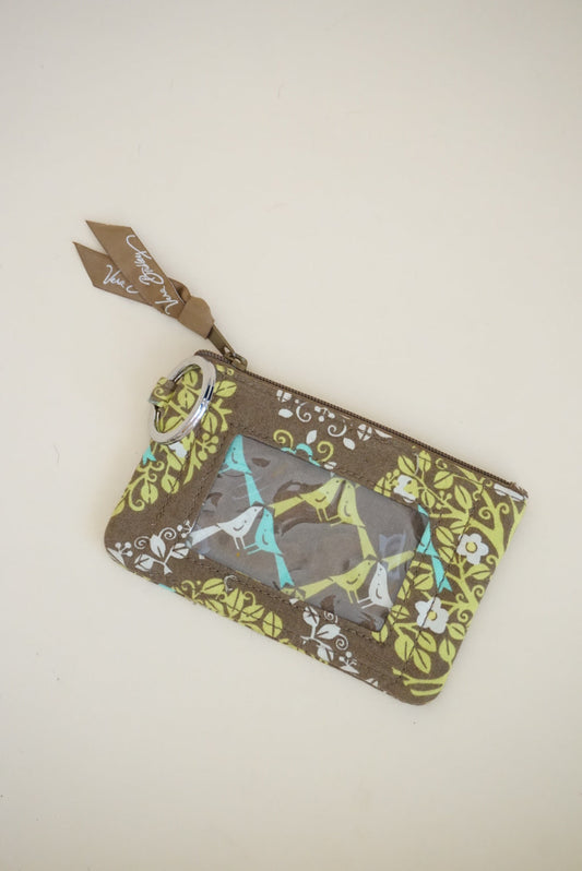Vera Bradley Sitting in a Tree ID wallet Key Ring Coin Purse Wallet