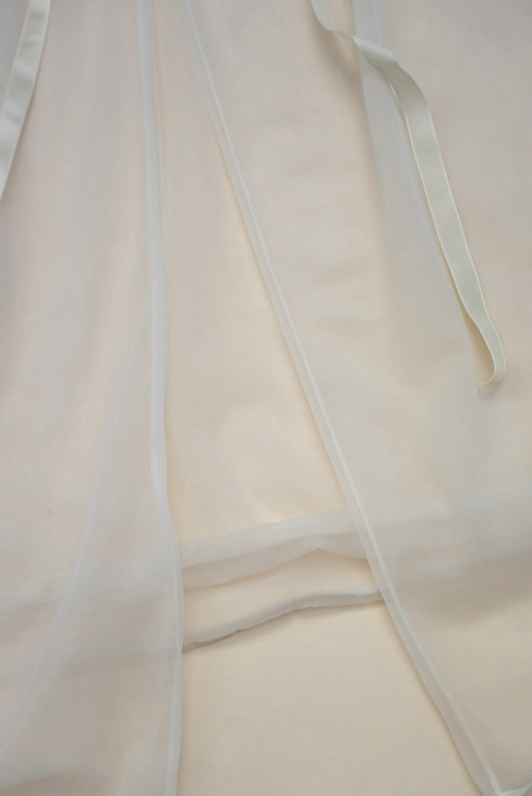 VTG 50's Vanity Fair Babydoll Peignoir Nightgown Sheer Lace Nylon  - Size 32