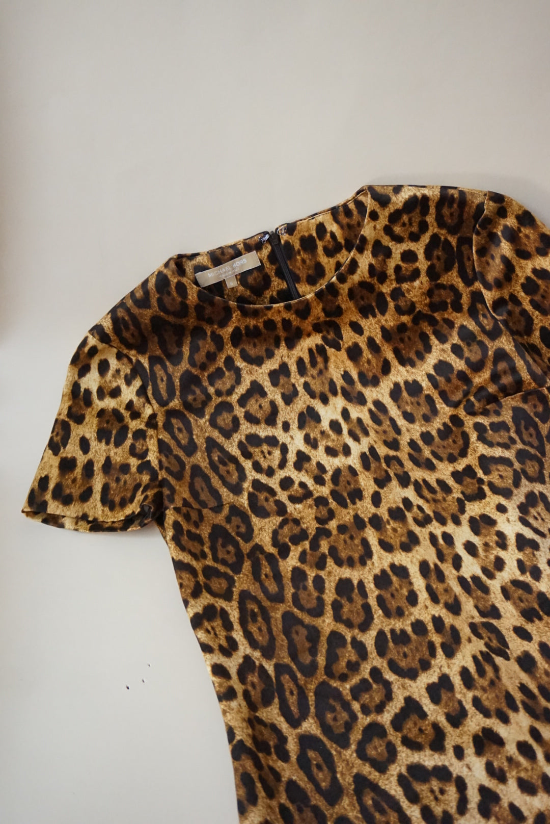 Michael Kors Collection Made in Italy Leopard Cheetah Print Blouse - Size 6