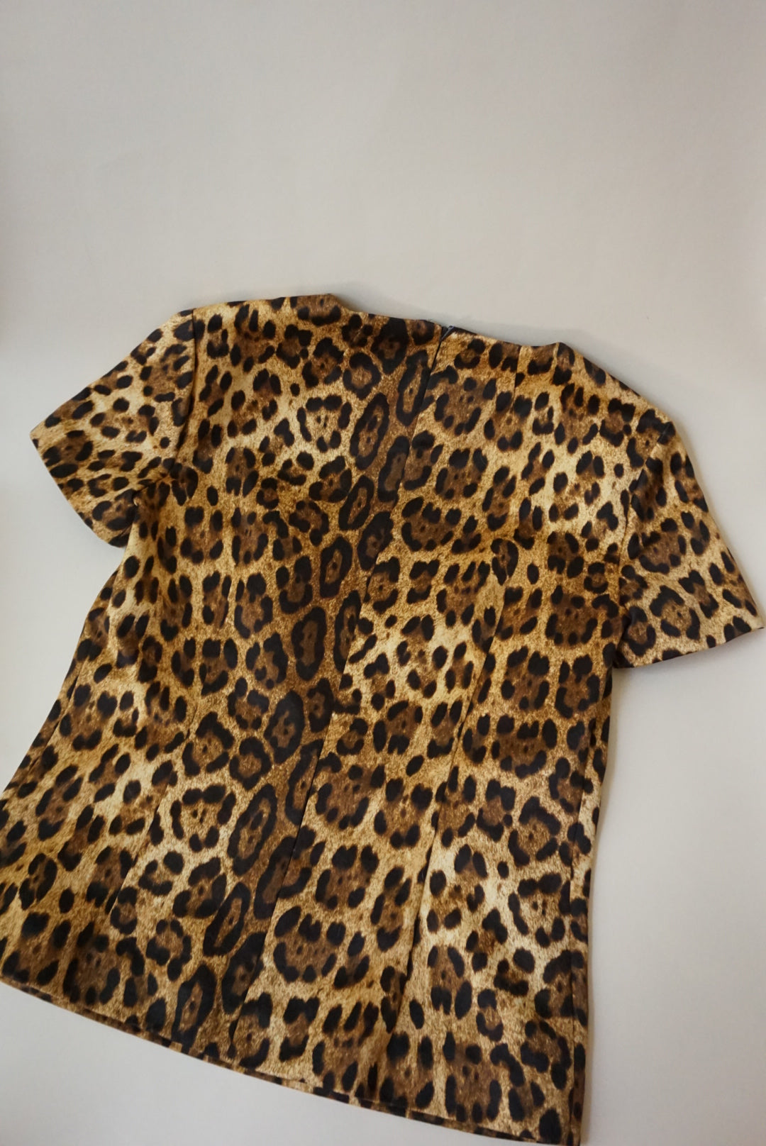 Michael Kors Collection Made in Italy Leopard Cheetah Print Blouse - Size 6