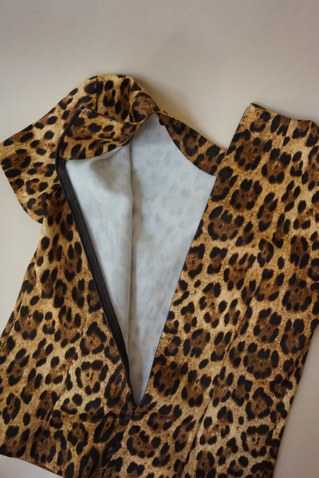 Michael Kors Collection Made in Italy Leopard Cheetah Print Blouse - Size 6