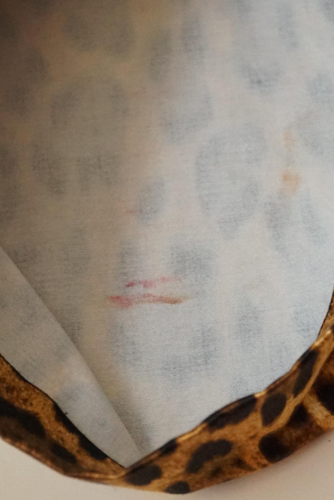 Michael Kors Collection Made in Italy Leopard Cheetah Print Blouse - Size 6