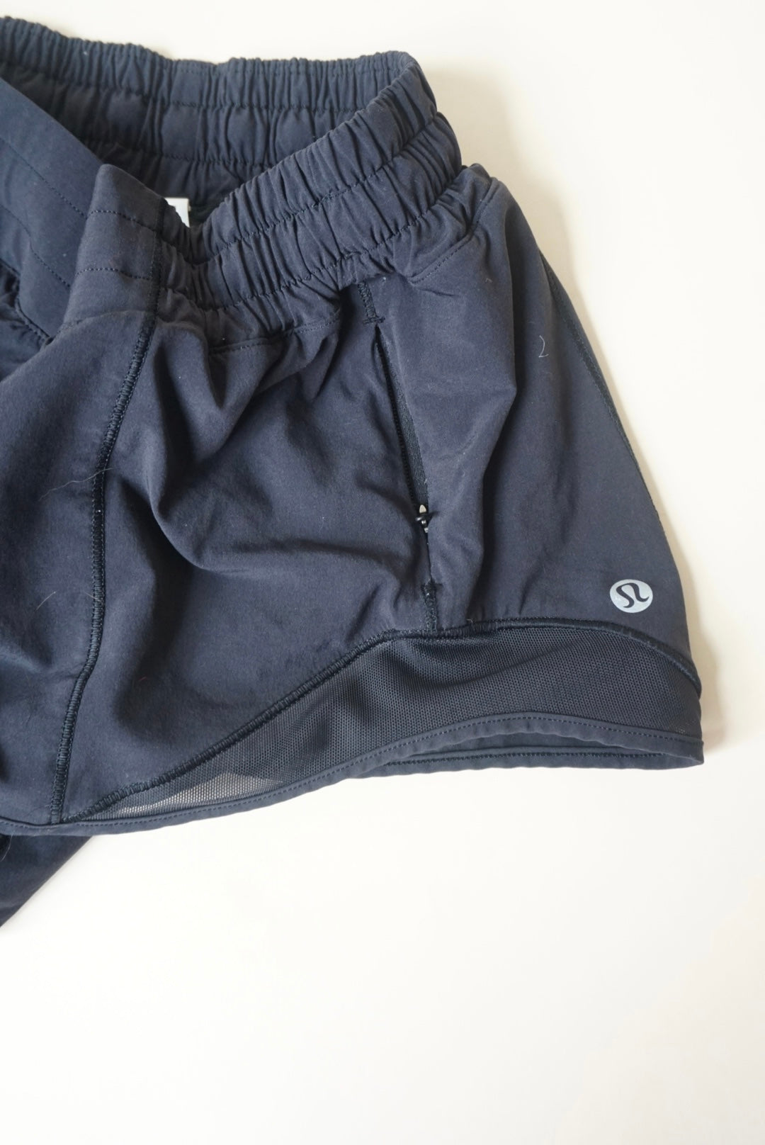 Lululemon Hotty Hot High Rise Lined Black Shorts - Size 6 Reg