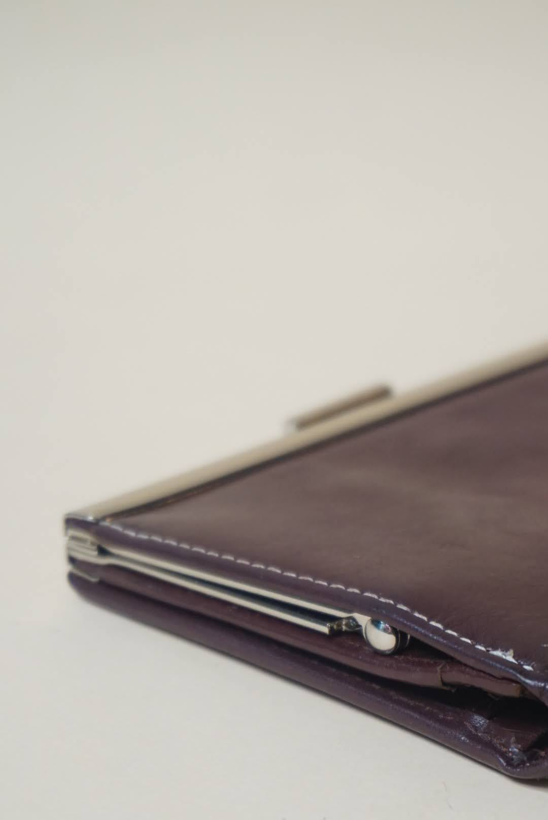 Ann Taylor Vintage Burgundy Leather Wallet