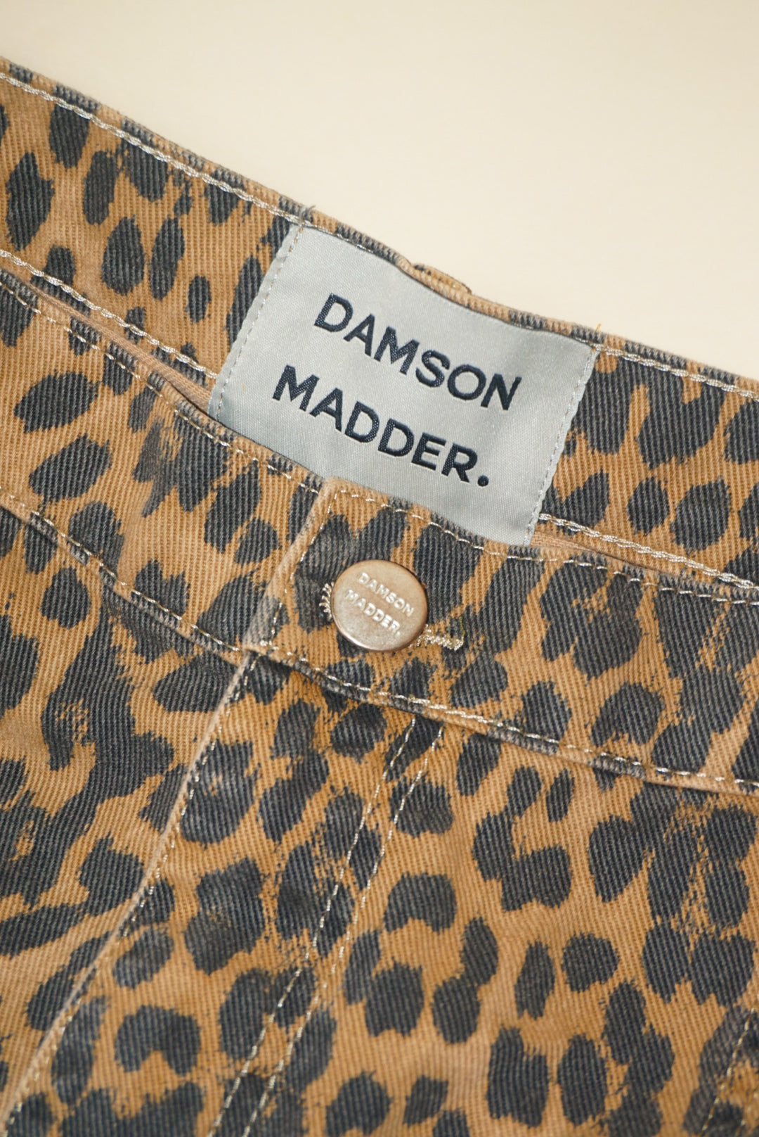 Damson Madder "Dion"  Cheetah Cargo Jeans - Size 20