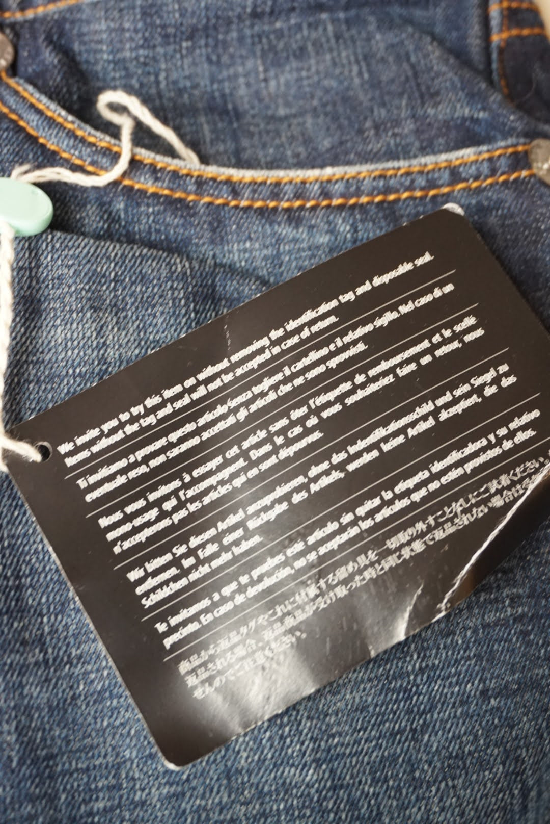 Iceberg Y2K Plaid Herringbone & Denim Lowrise Jeans NWT