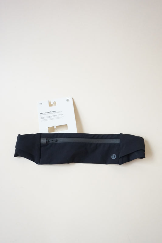 Lululemon Black Fast and Free Run Belt NWT - Size XS/S