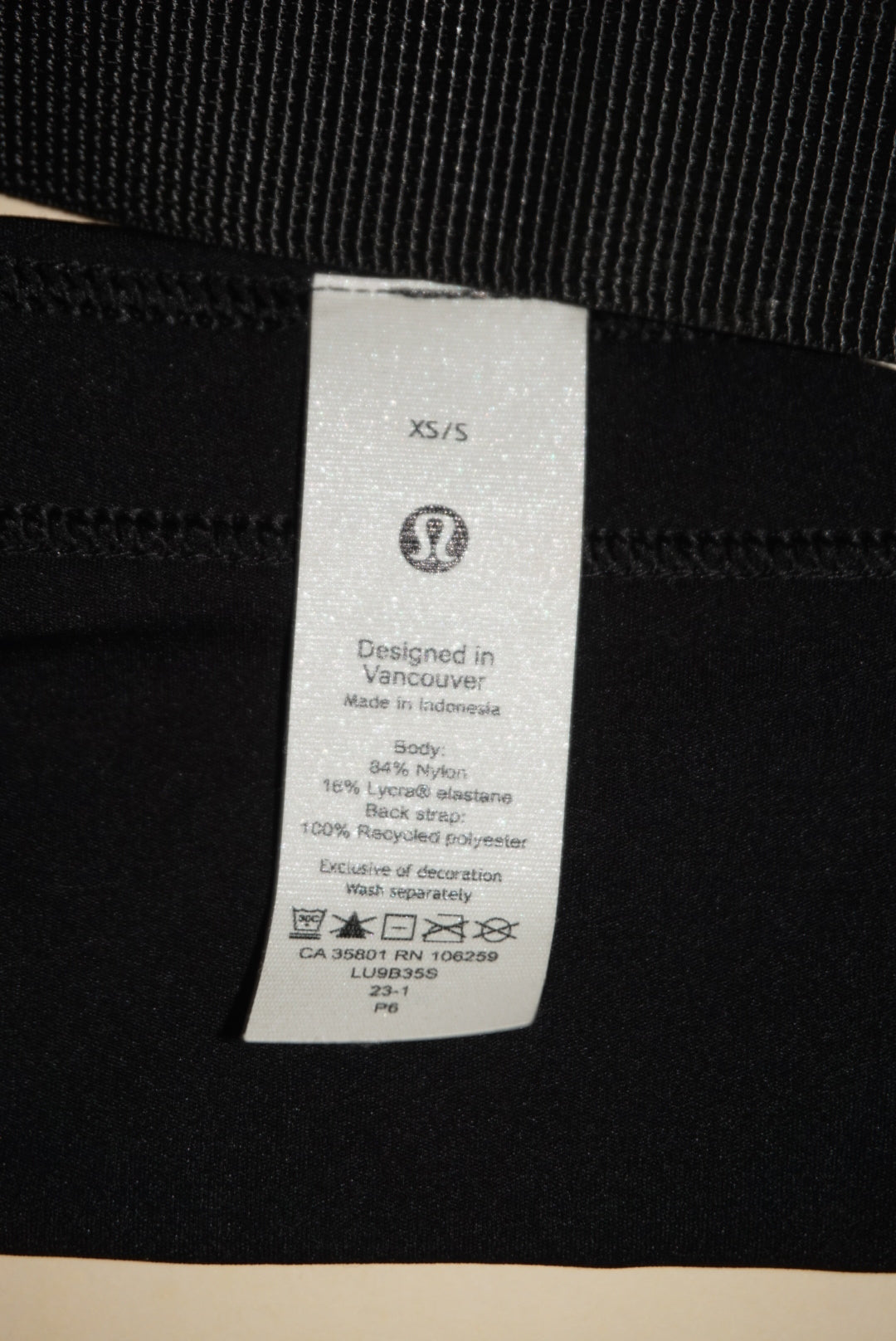 Lululemon Black Fast and Free Run Belt NWT - Size XS/S