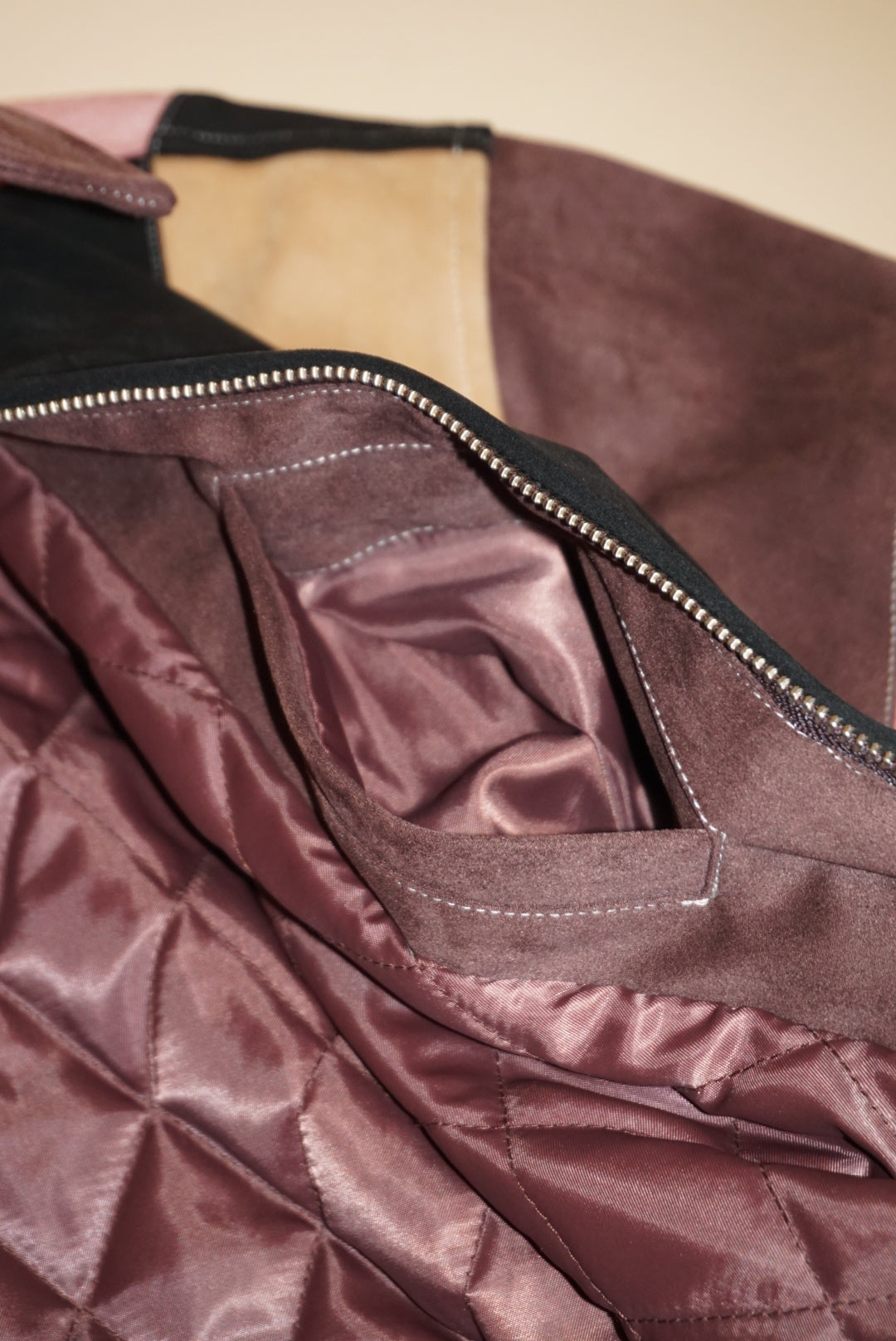 Kith Brisa Patchwork Suede Bomber Jacket - Size Medium