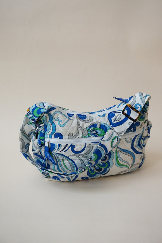 Vintage Vera Bradley Blue Psychedelic Shoulder Bag