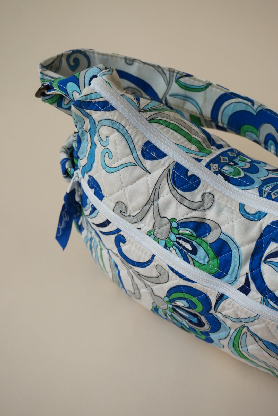 Vintage Vera Bradley Blue Psychedelic Shoulder Bag