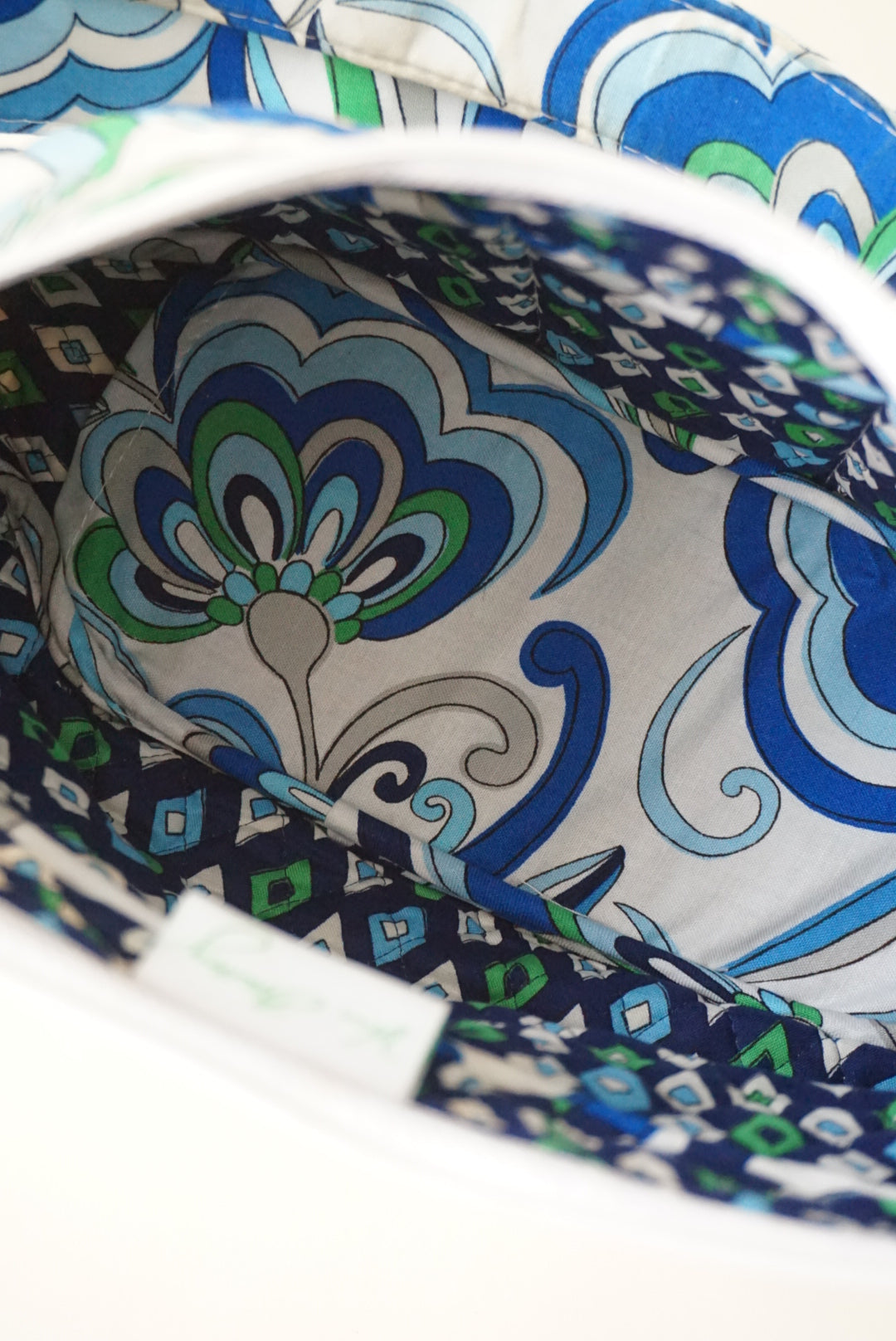 Vintage Vera Bradley Blue Psychedelic Shoulder Bag